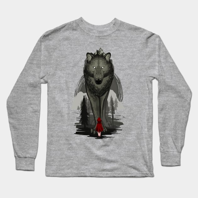 little red riding hood Long Sleeve T-Shirt by Heldoryn